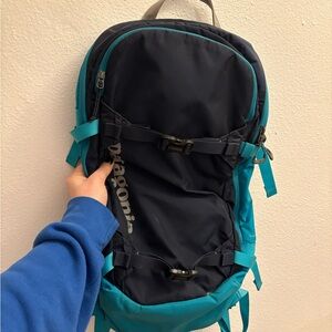 Patagonia Backpack in Black and Teal